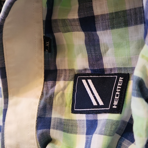 Hechter Button Up Short Sleeve Shirt Sz XL - Picture 5 of 5